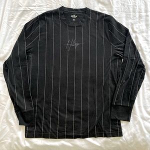 New black striped Hollister shirt - size XL - Cotton